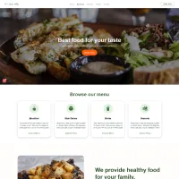 Website theme option 8